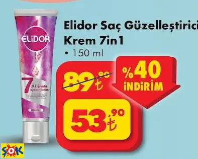 ELİDOR SAÇ GÜZELLEŞTİRİCİ KREM 7İN1